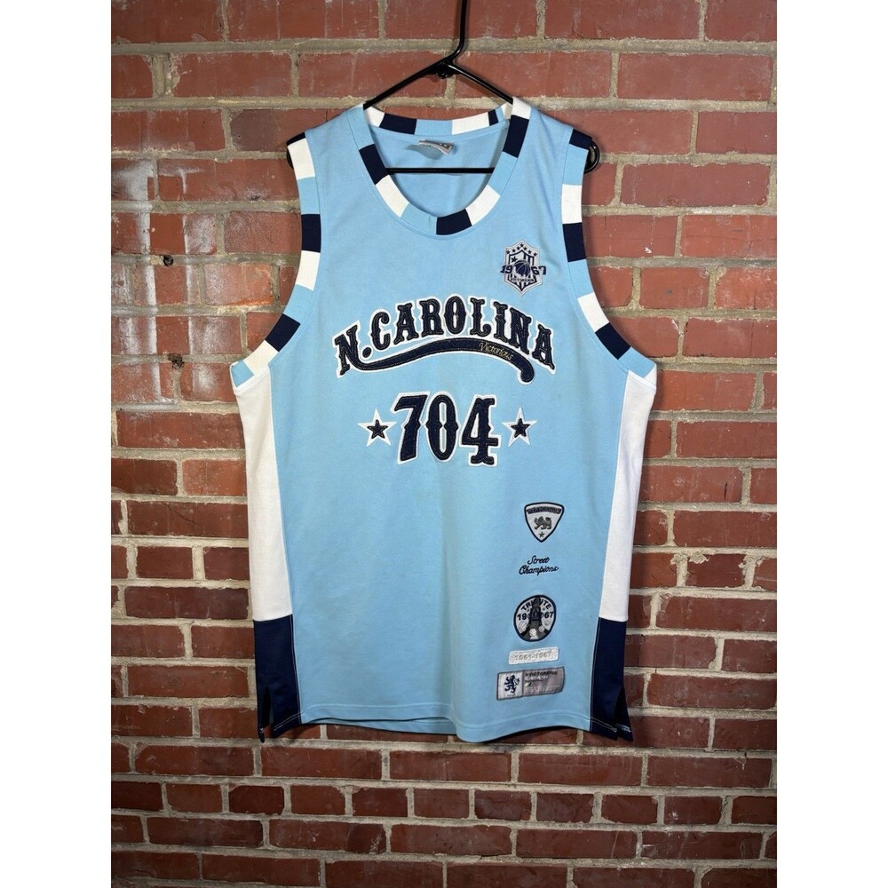 Vintage Style Victorious Jersey North Carolina 704 UNC Basketball Jersey Adult L